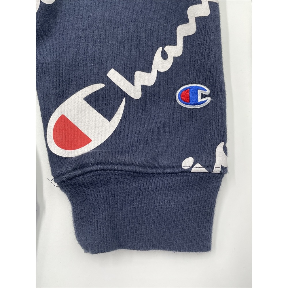Vintage Champion Reverse Weave Logo Sweatshirt All Over Print Size XL #C232 - Picture 3 of 5
